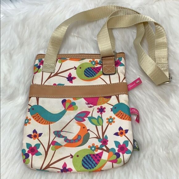 Lily Bloom Bird And Flower Crossbody Bag - Picture 2 of 6